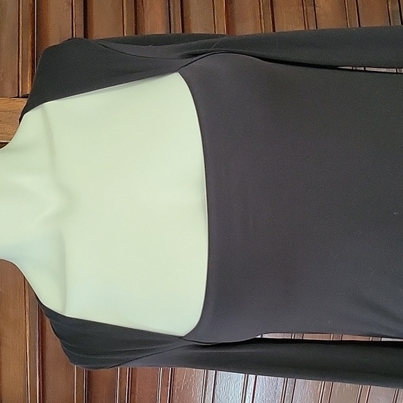 Aritzia Wilfred Black One Piece Bodysuit Long Sleeve Square Neck Medium - Picture 3 of 7